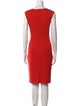Armani Collezioni Crew Neck Knee-Length Dress