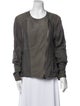Armani Collezioni Linen Bomber Jacket