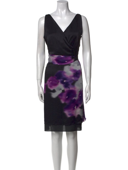 Armani Collezioni Silk Knee-Length Dress