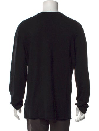 Armani Collezioni Silk Crew Neck Pullover