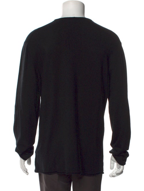 Armani Collezioni Silk Crew Neck Pullover