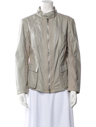 Armani Collezioni Lamb Leather Jacket
