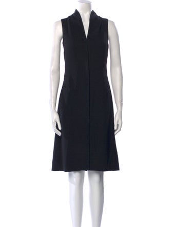 Armani Collezioni Virgin Wool Mini Dress