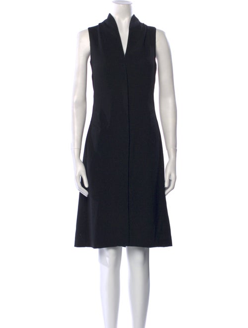 Armani Collezioni Virgin Wool Mini Dress