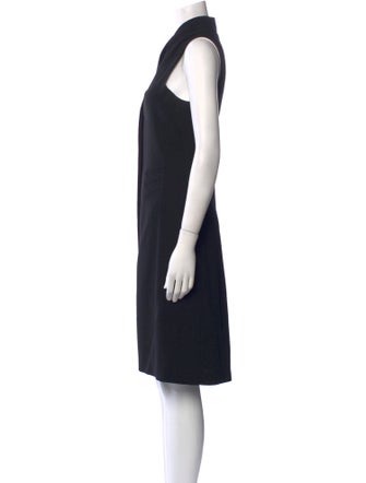 Armani Collezioni Virgin Wool Mini Dress