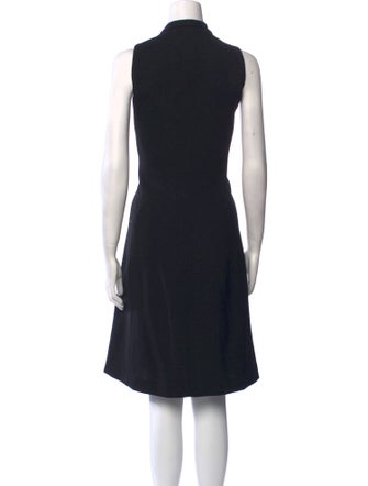 Armani Collezioni Virgin Wool Mini Dress