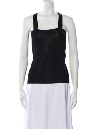 Armani Collezioni Square Neckline Sweater