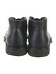 Armani Collezioni Leather Lace-Up Boots