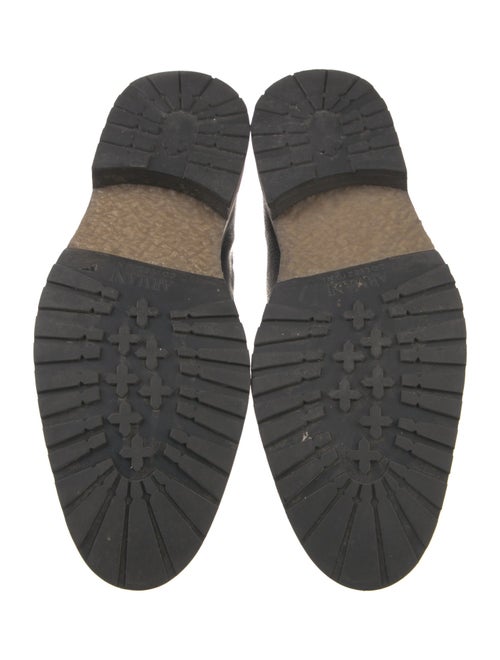 Armani Collezioni Leather Lace-Up Boots