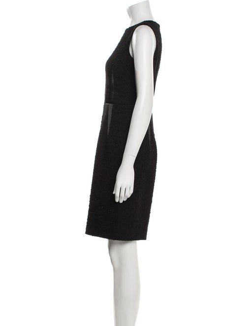 Armani Collezioni Bateau Neckline Knee-Length Dress