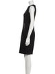 Armani Collezioni Bateau Neckline Knee-Length Dress