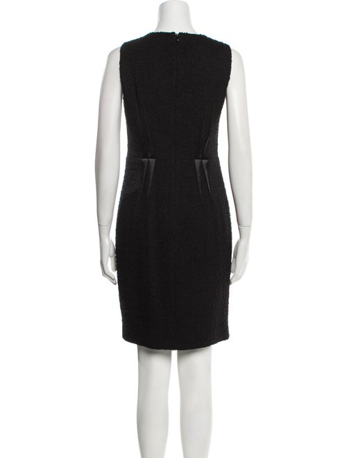 Armani Collezioni Bateau Neckline Knee-Length Dress