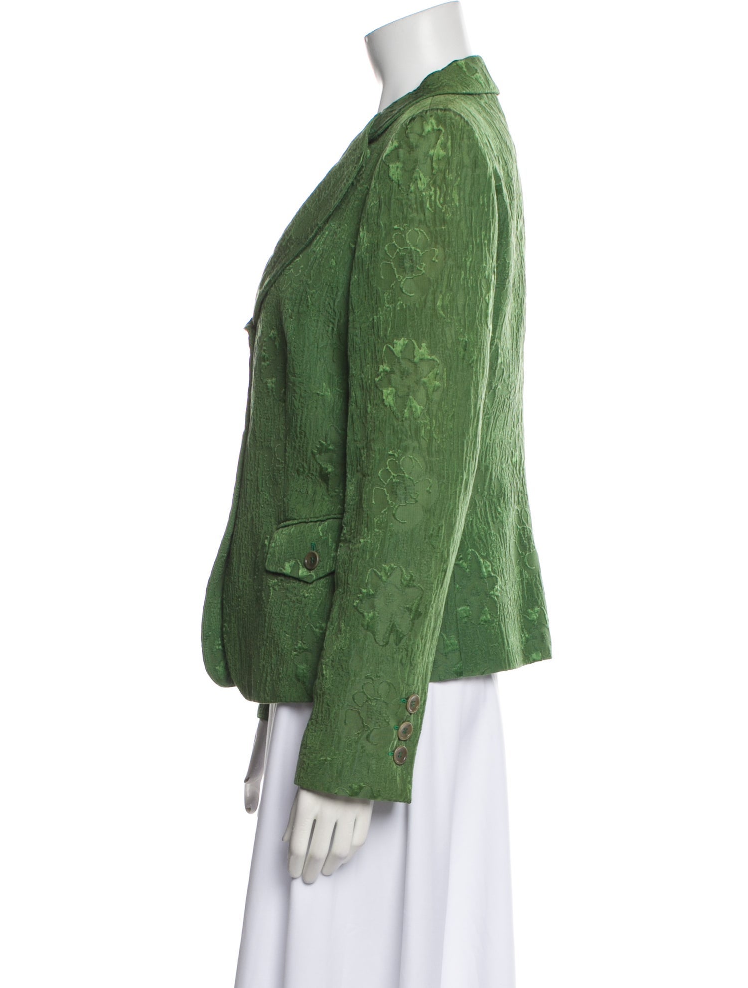 Armani Collezioni Tweed Pattern Blazer