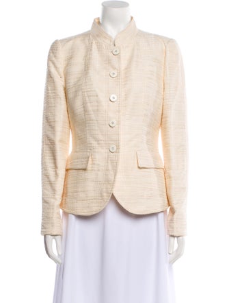 Armani Collezioni Tweed Pattern Evening Jacket