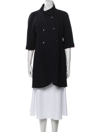 Armani Collezioni Virgin Wool Peacoat