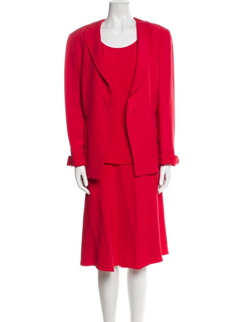 Armani Collezioni Wool Skirt Suit