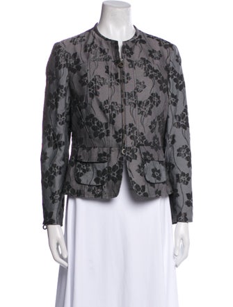Armani Collezioni Floral Print Evening Jacket