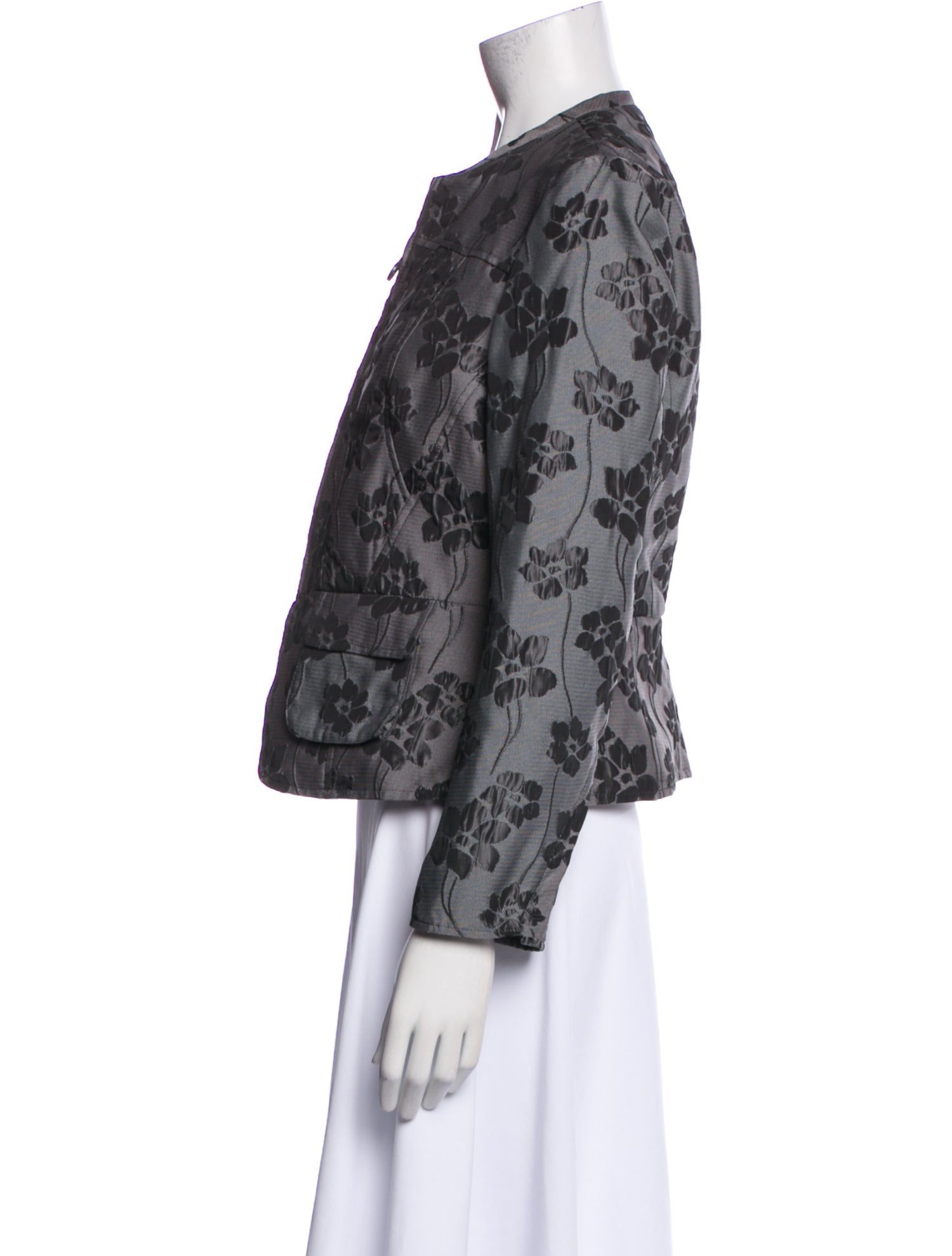 Armani Collezioni Floral Print Evening Jacket