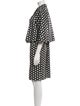 Armani Collezioni Polka Dot Print Dress Set