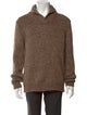 Armani Collezioni Collar Long Sleeve Pullover