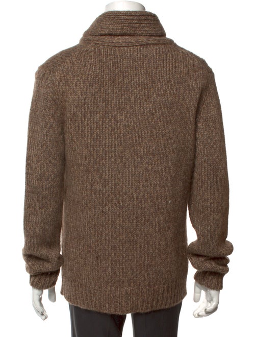 Armani Collezioni Collar Long Sleeve Pullover