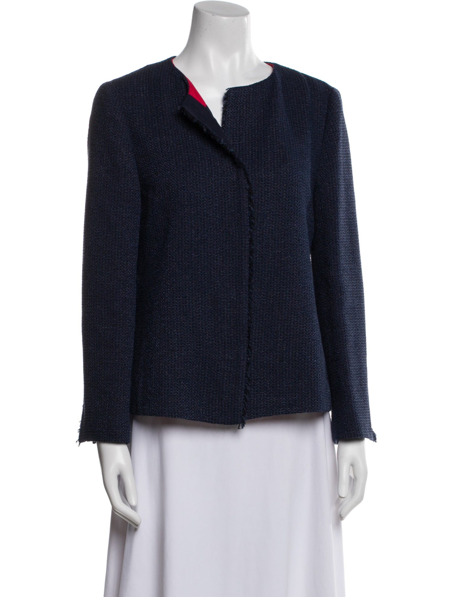 Armani Collezioni Tweed Pattern Evening Jacket