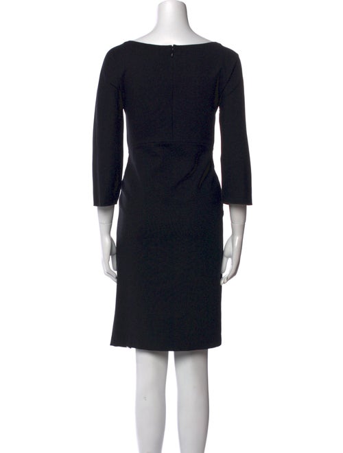 Armani Collezioni Bateau Neckline Mini Dress