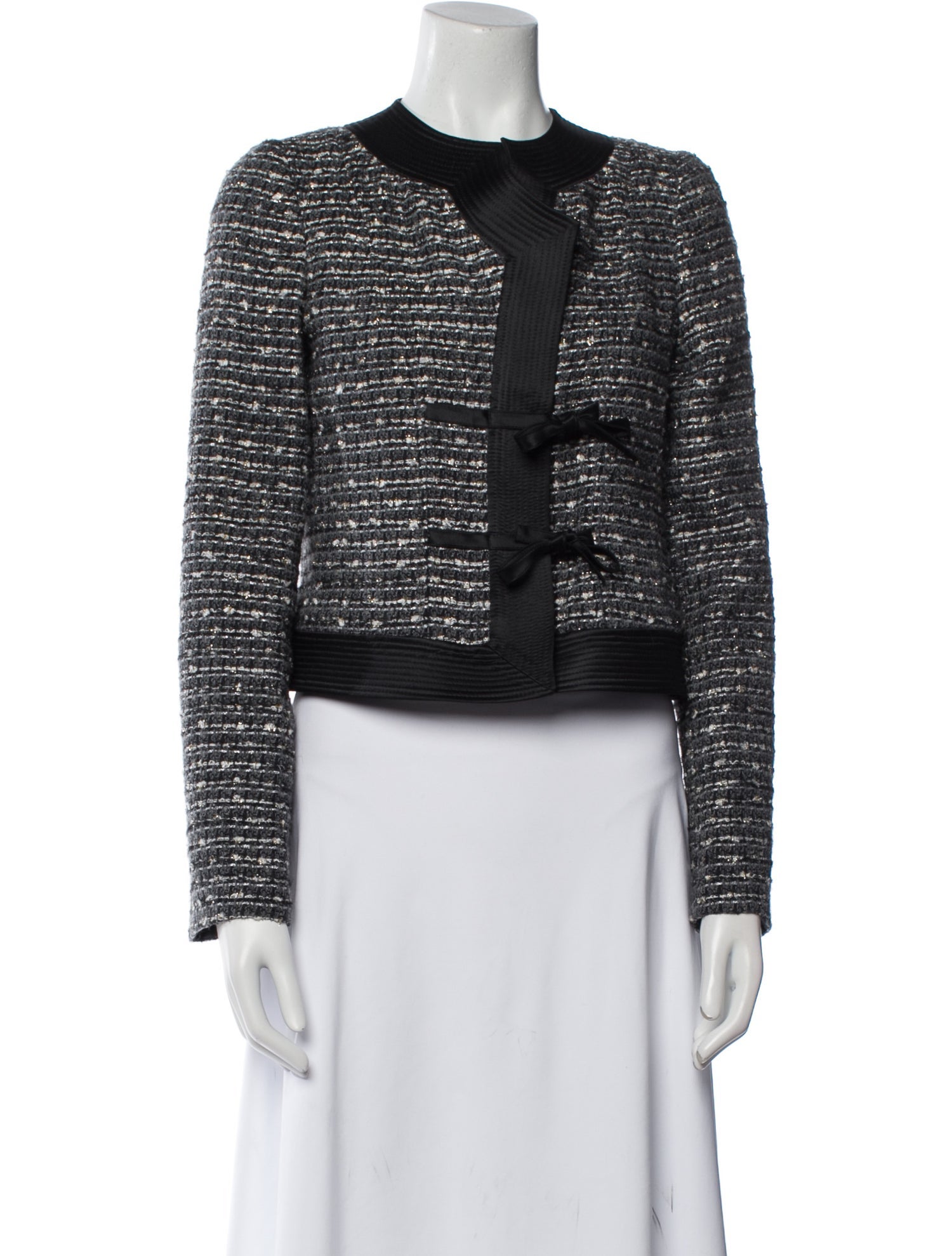 Armani Collezioni Tweed Pattern Evening Jacket