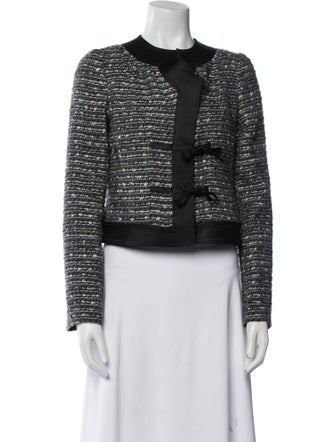 Armani Collezioni Tweed Pattern Evening Jacket