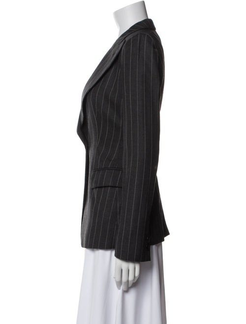 Armani Collezioni Virgin Wool Striped Blazer
