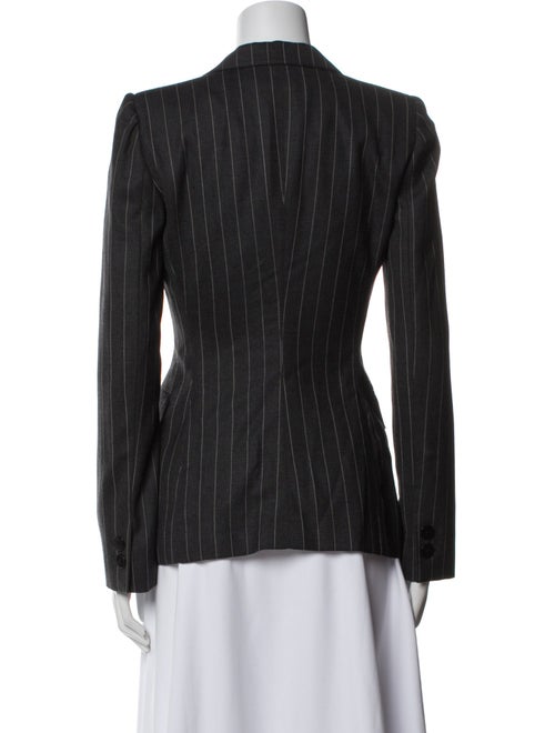 Armani Collezioni Virgin Wool Striped Blazer