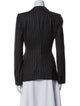 Armani Collezioni Virgin Wool Striped Blazer