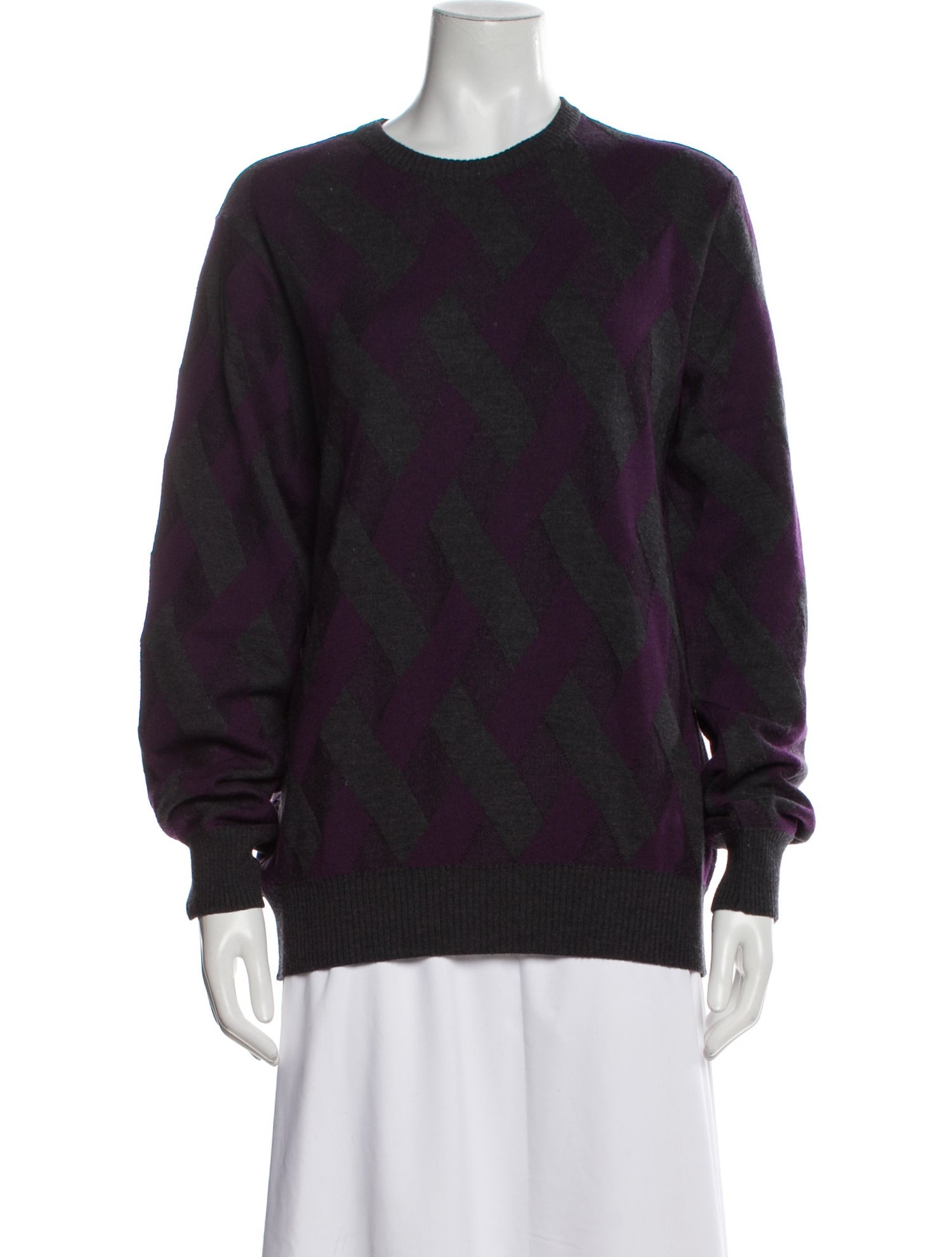 Armani Collezioni Wool Crew Neck Sweater