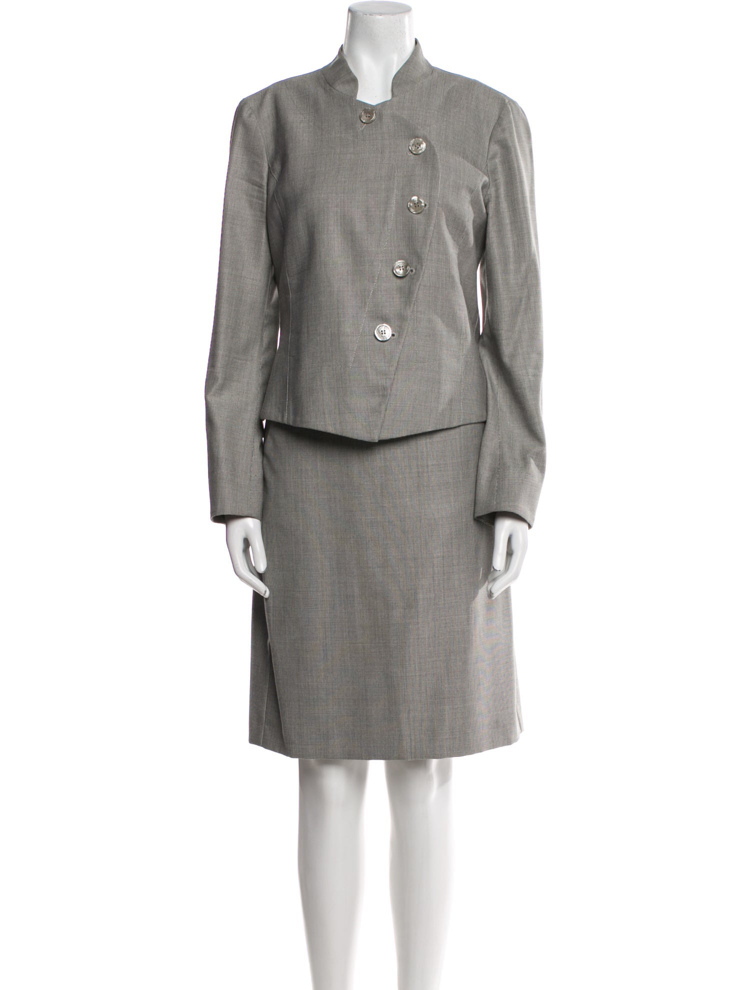 Armani Collezioni Virgin Wool Dress Set