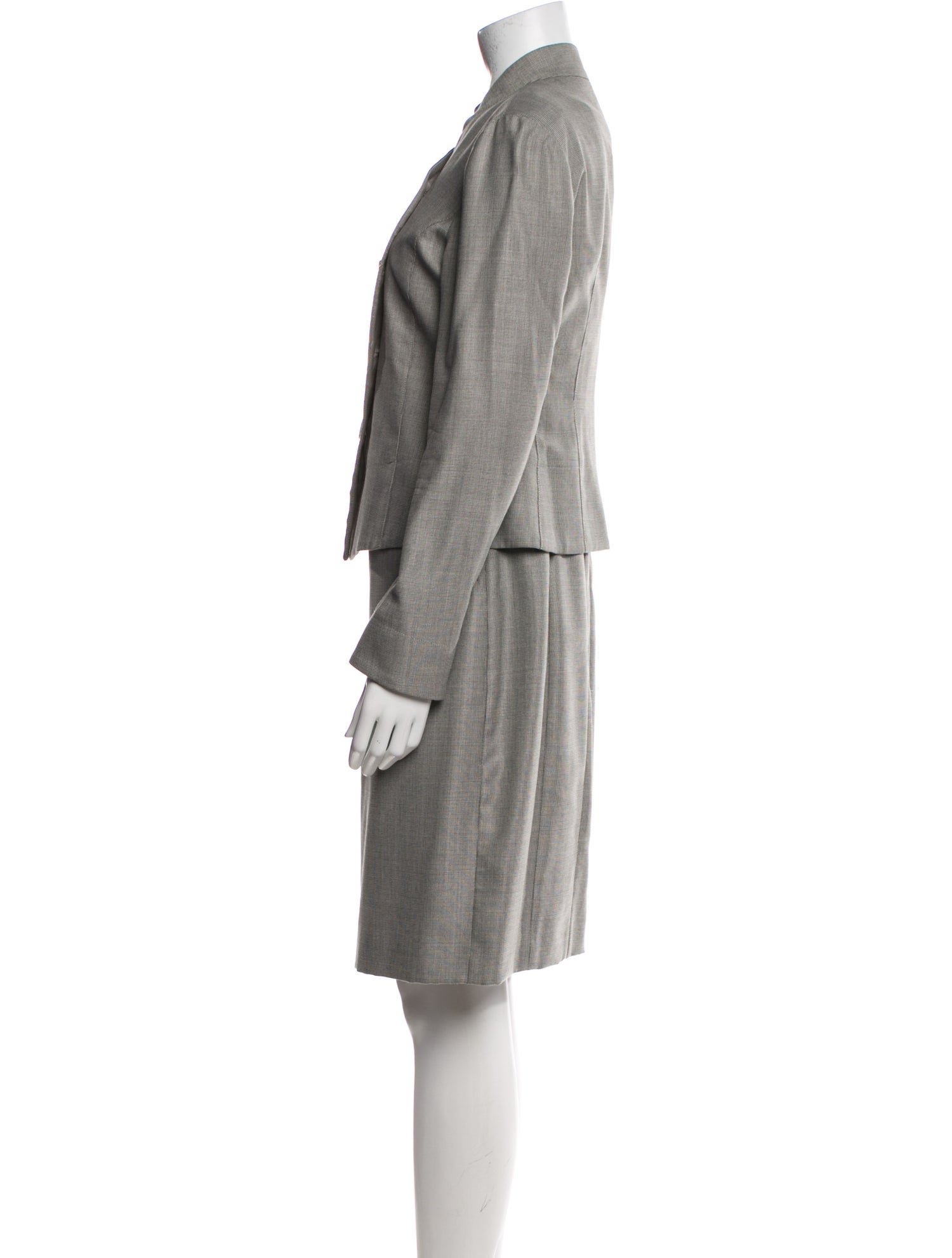 Armani Collezioni Virgin Wool Dress Set