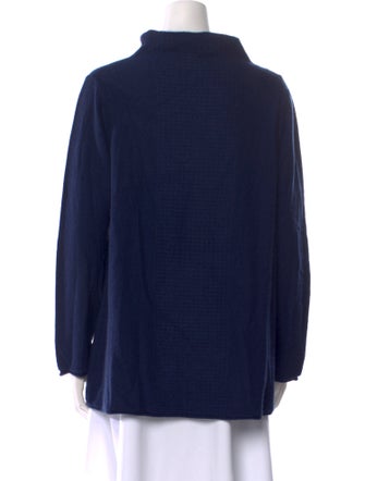 Armani Collezioni Cashmere Mock Neck Sweater