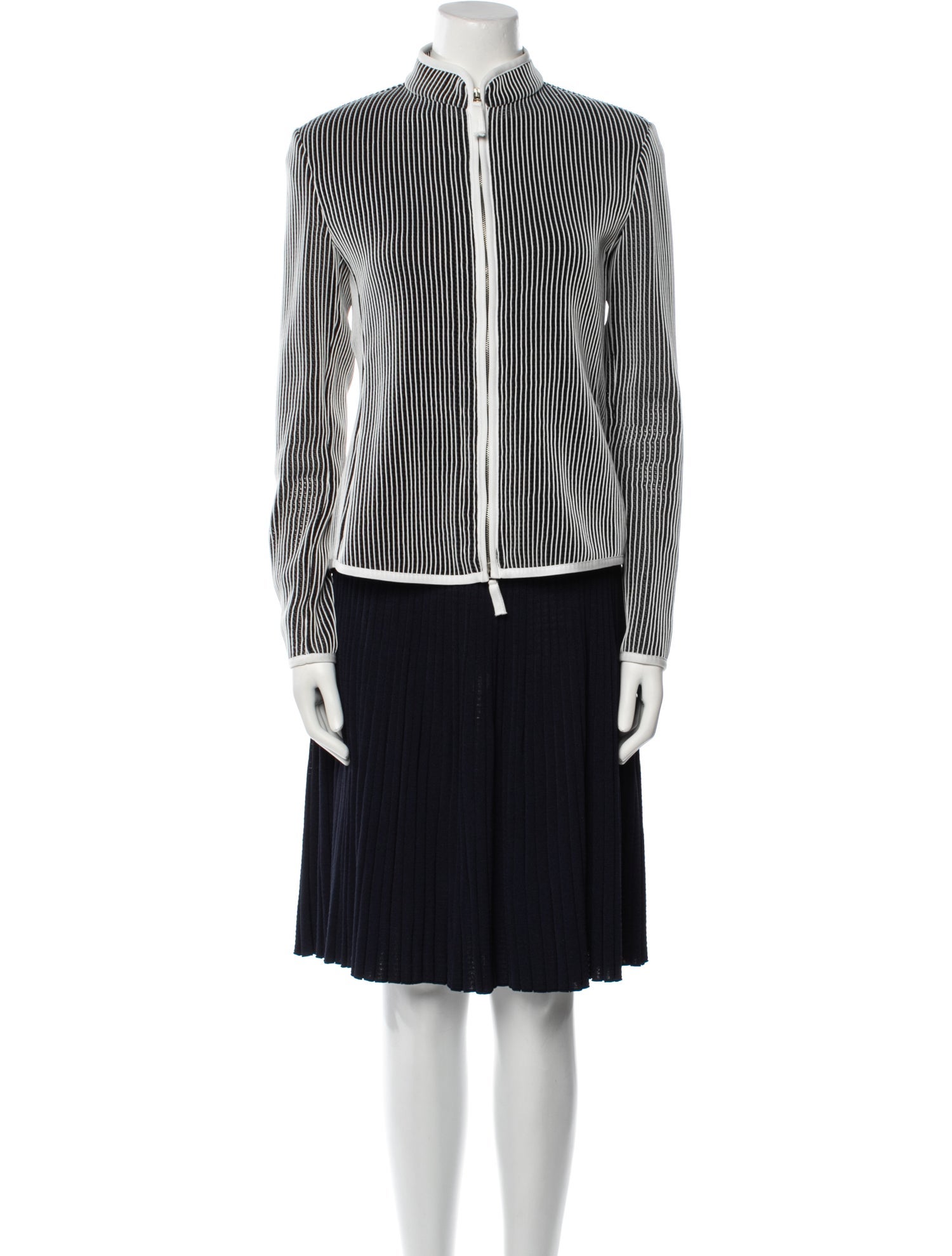 Armani Collezioni Striped Dress Set