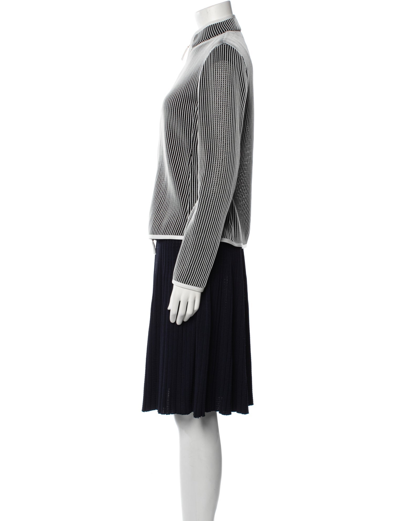 Armani Collezioni Striped Dress Set