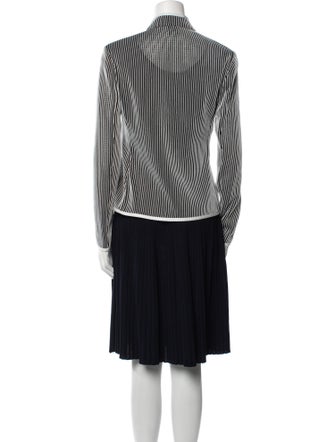 Armani Collezioni Striped Dress Set