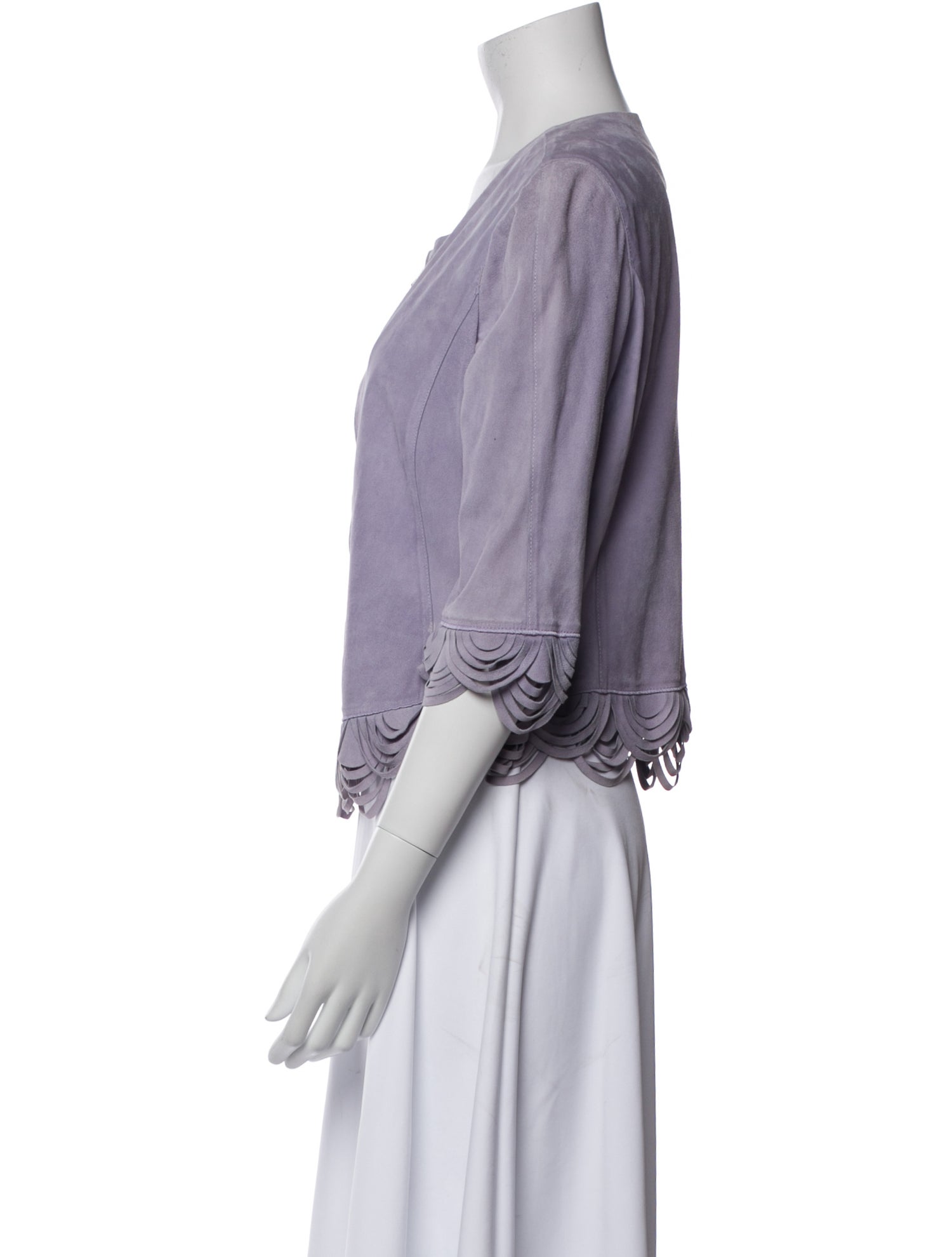 Armani Collezioni Leather Evening Jacket