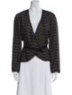 Armani Collezioni Silk Striped Evening Jacket