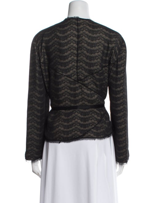 Armani Collezioni Silk Striped Evening Jacket