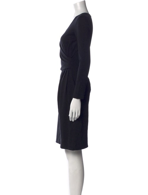 Armani Collezioni V-Neck Knee-Length Dress