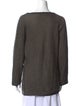 Armani Collezioni Striped Bateau Neckline Sweater
