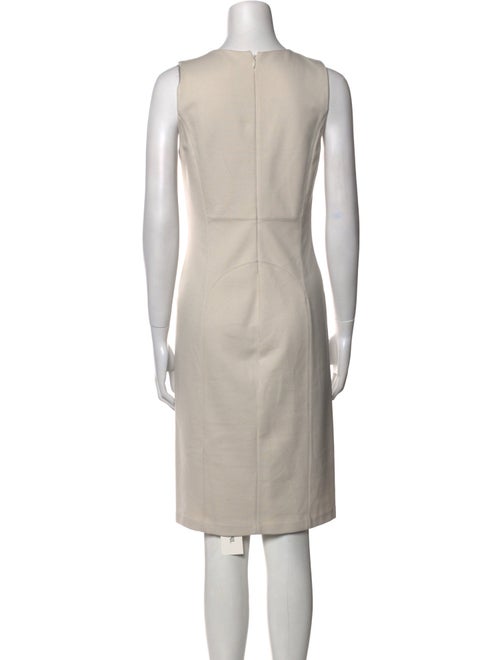 Armani Collezioni V-Neck Knee-Length Dress