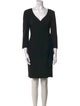 Armani Collezioni Virgin Wool Mini Dress