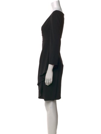 Armani Collezioni Virgin Wool Mini Dress