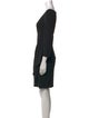 Armani Collezioni Virgin Wool Mini Dress