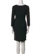 Armani Collezioni Virgin Wool Mini Dress