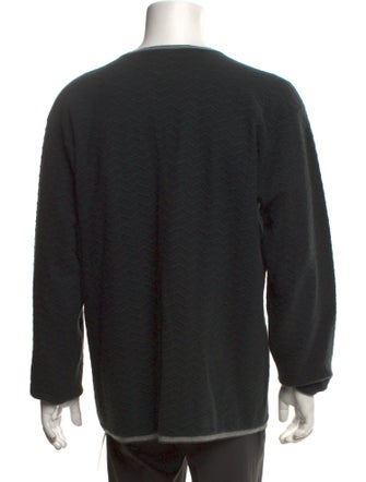 Armani Collezioni V-Neck Long Sleeve Pullover